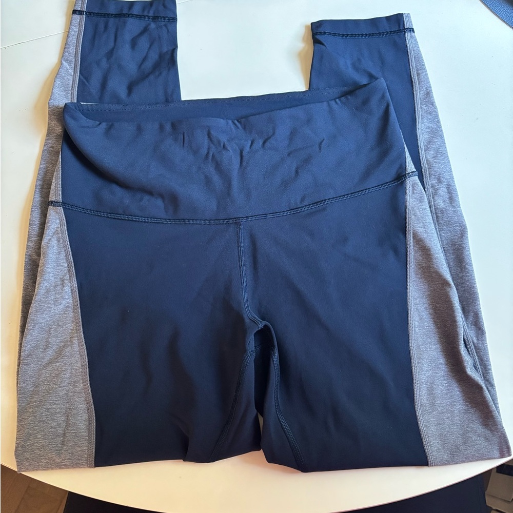 lululemon athletica Navy and Gray Leggings